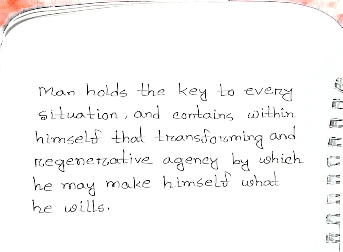 offer neat and clean handwriting