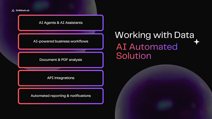 build custom ai agents and intelligent automation