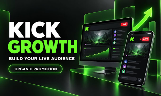 promote your kick stream and grow your streaming audience