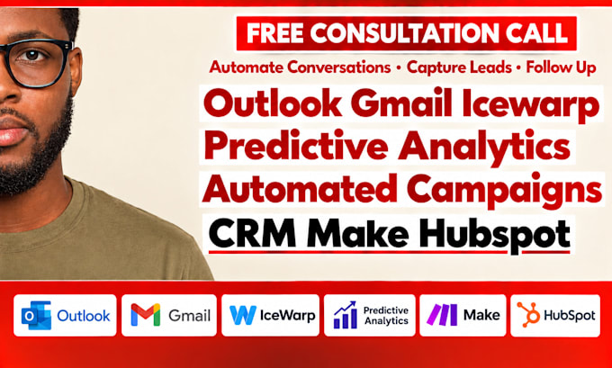 outlook gmail icewarp predictive analytics automated campaigns CRM make hubspot