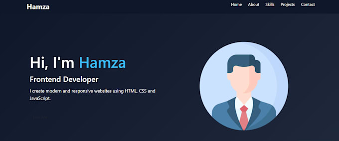 create a portfolios website
