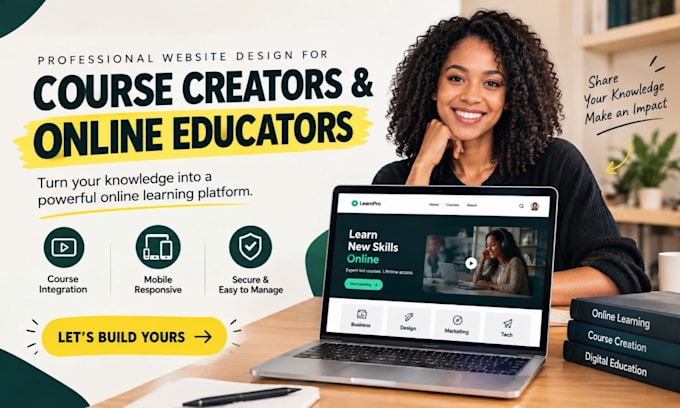 online course, course website, lms website, online learning, elearning website