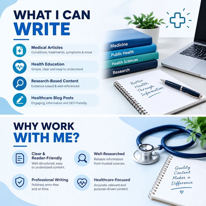 write engaging healthcare and medical content