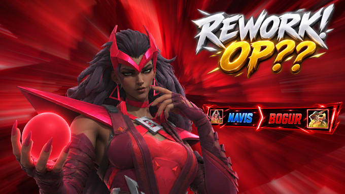 design eye catching marvel rivals thumbnail