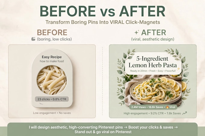 design aesthetic pinterest pins and instagram posts in canva