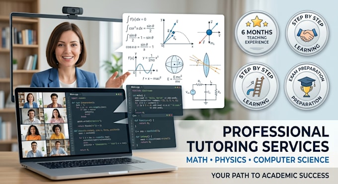 be your online tutor for math physics cs and english