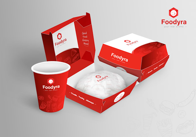 create product packaging design, label and box design