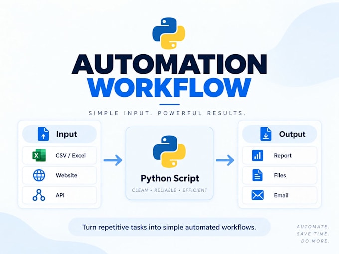 create a custom python automation script