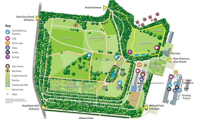 design event map, festival map, venue map and vector map