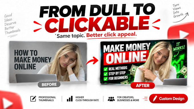 design clickable youtube thumbnails that get more views