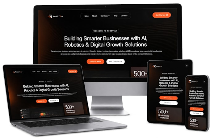 design a modern SEO friendly responsive wordpress website