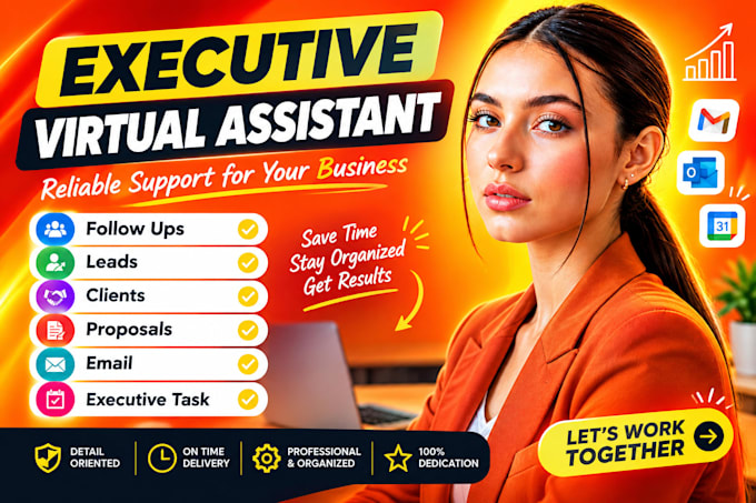 handle executive follow ups leads clients proposals email and executive task