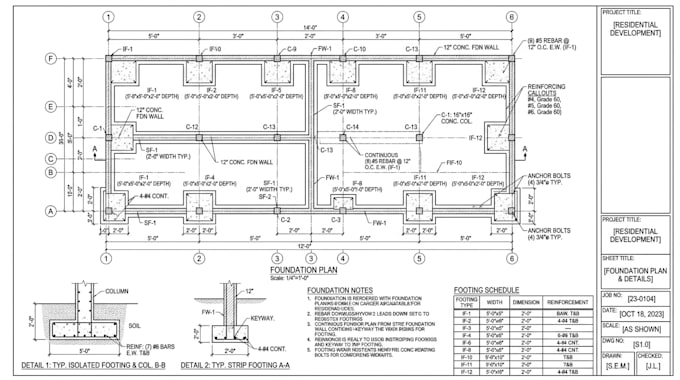 design foundations footings and foundation plans for your project