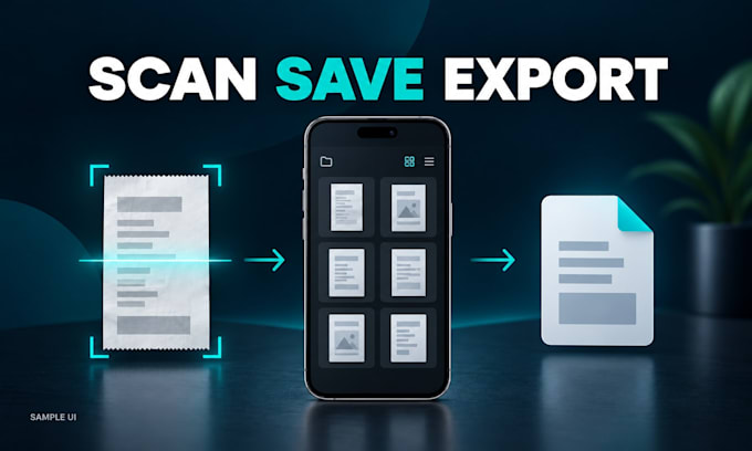build a flutter ocr document and receipt scanner app
