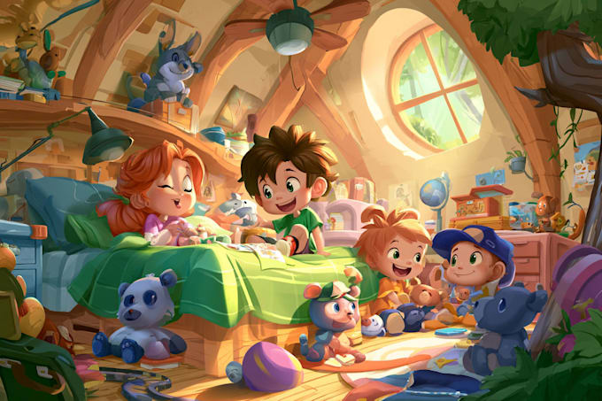 draw children book illustration