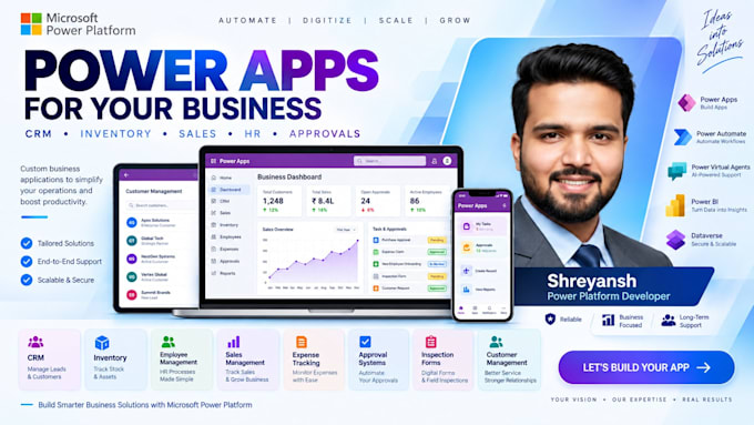 develop a custom microsoft power apps canvas app for your business