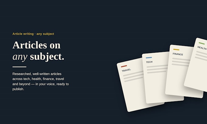 write engaging articles and blog posts