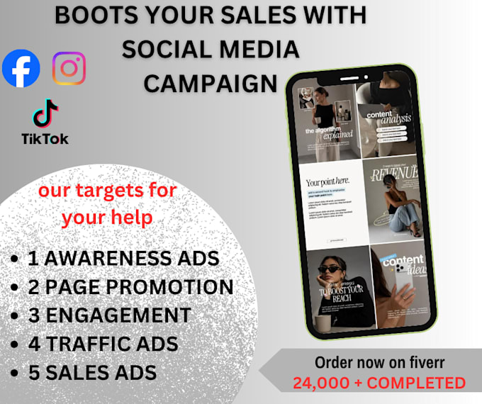 create and manage targeted instagram and facebook ads