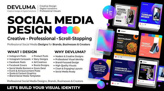 create modern and professional graphic designs