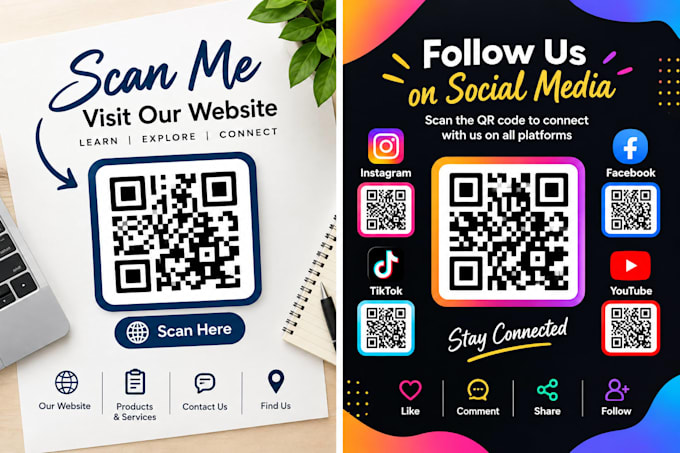 create a professional qr code for your business or website