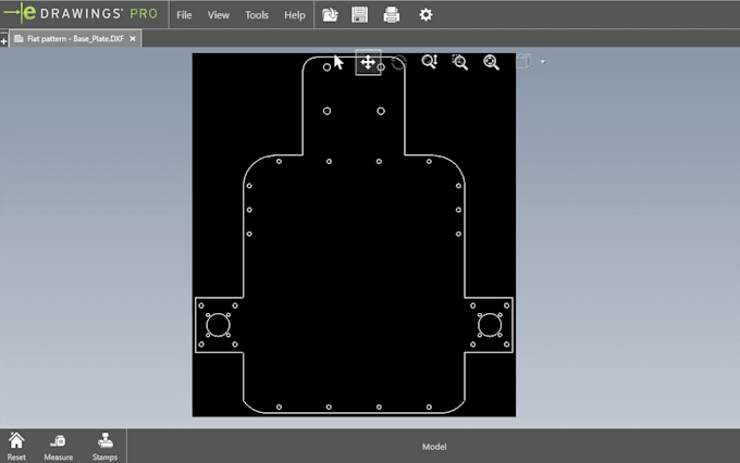sheet metal parts, dxf files and fabrication drawings