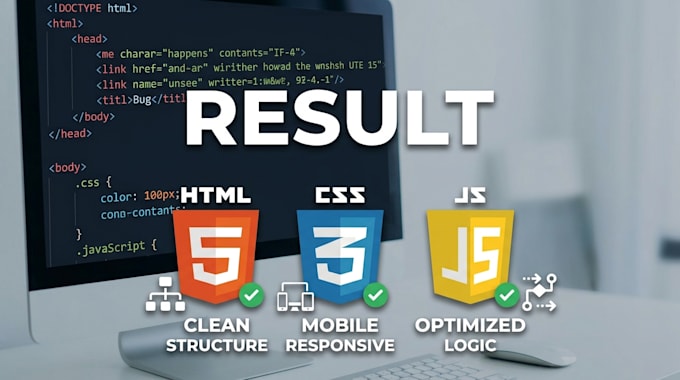 fix html , css and javascript issues