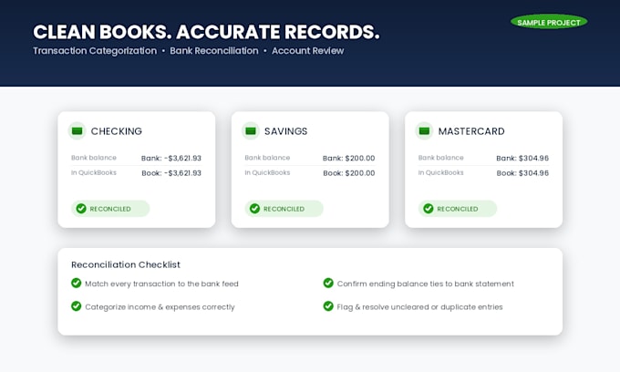 do bookkeeping and transaction categorization in qbo