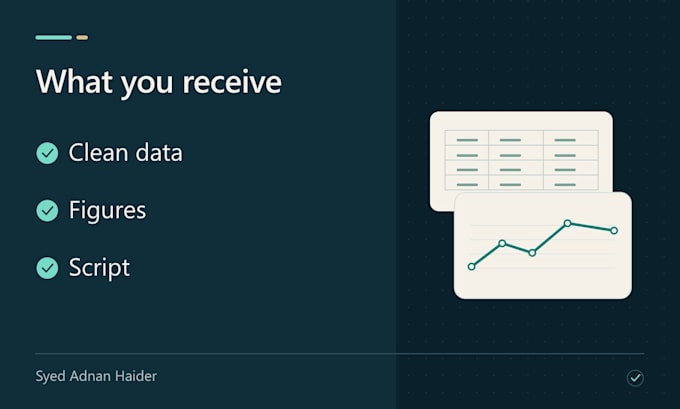 clean excel or CSV data and create clear charts in r or python