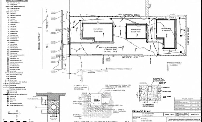 design site grading drainage and stormwater permit plans for construction