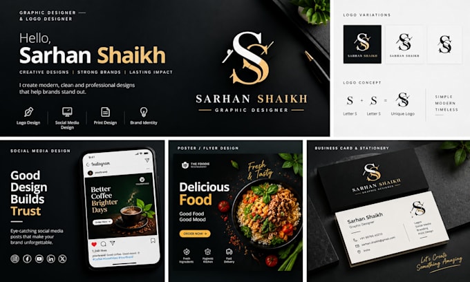 create logo design and thambnail design and graphic design