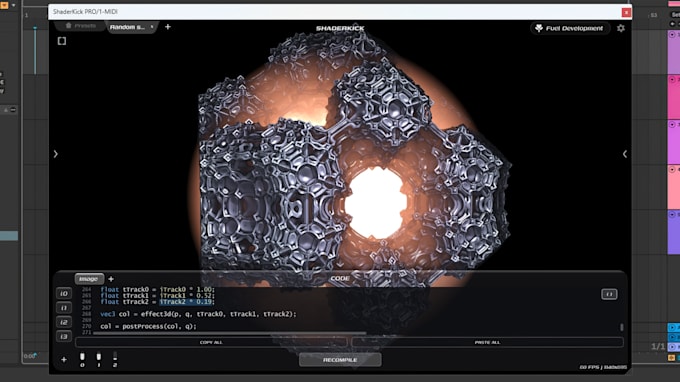 send the shaderkick vst3