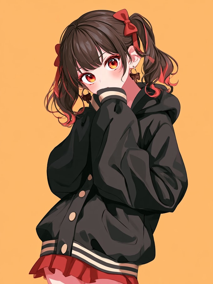 draw anime character an illustration and anime character