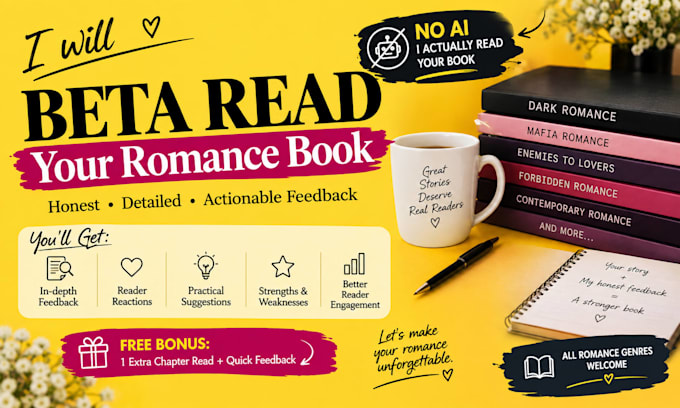 beta read dark romance novel and give detailed feedback dark romance beta reader
