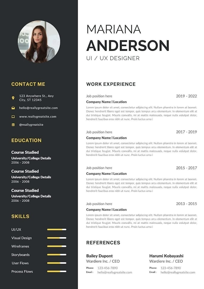 write ats CV and cover letter