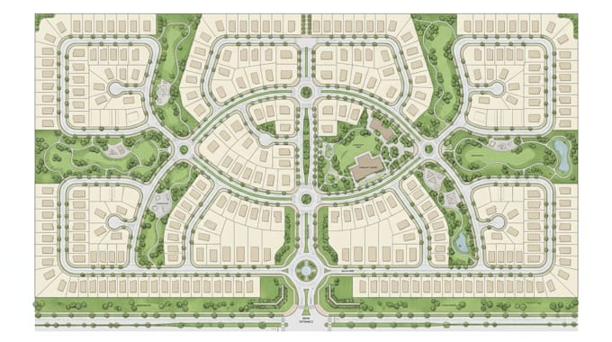 design residential subdivision plans, plot layouts and development master plans