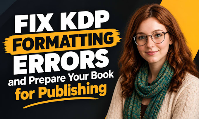 fix KDP formatting errors and prepare your book for publishing