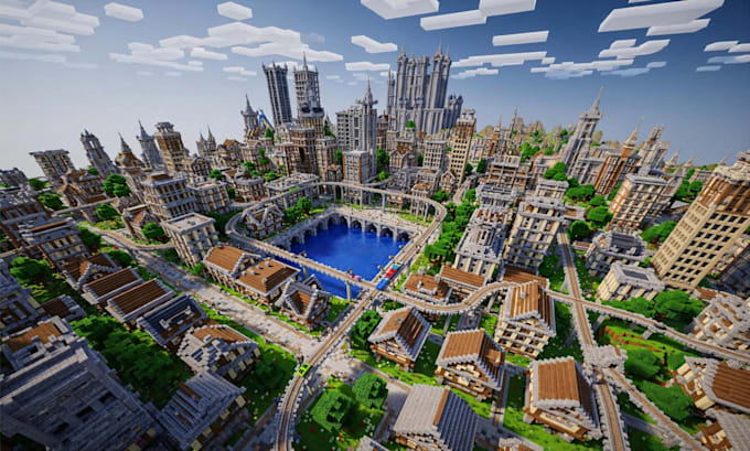build custom minecraft server spawn hub lobby optimized for java and bedrock