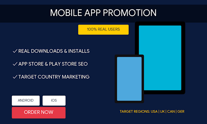 app promotion app download install ios install game android app marketing