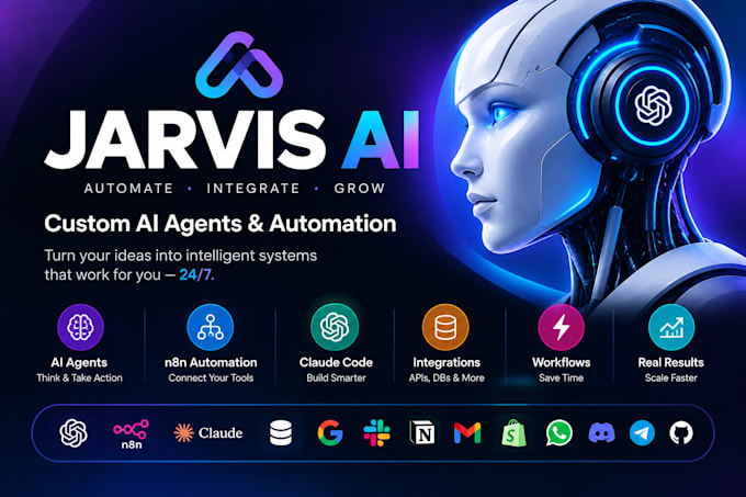 build jarvi assistant, claude code, jarvis ai automation, shopify n8n automation