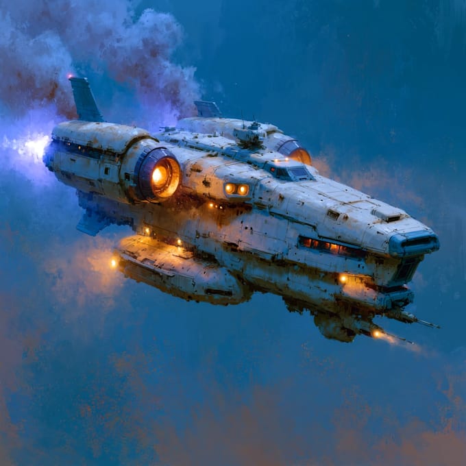 do sci fi spaceship design and sci fi