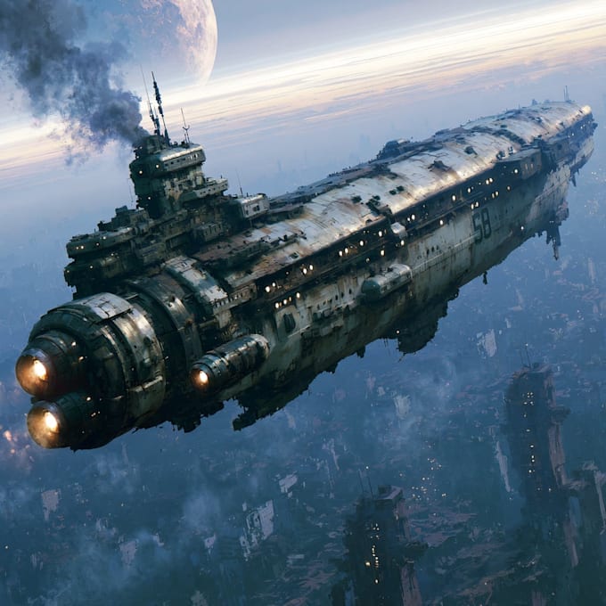 do sci fi spaceship design