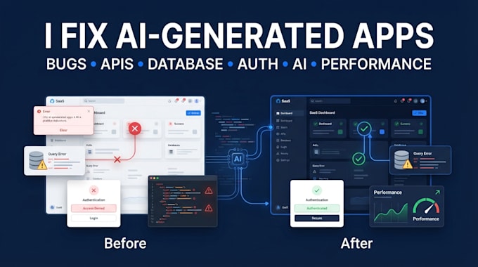 build, fix, and improve your ai or vibe coded app