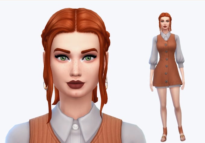 create a custom sim with cc in the sims 4