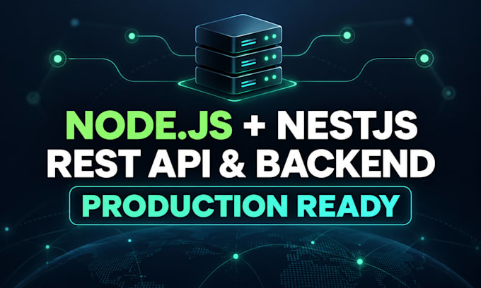 develop secure nodejs nestjs rest apis and backend