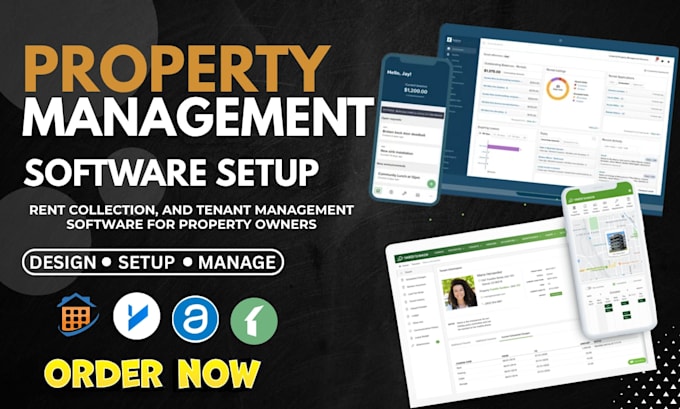 setup property management software via buildium appfolio yardi rentmanager