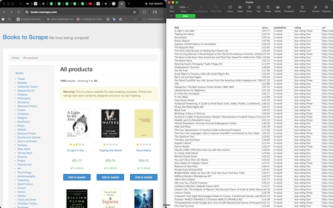 scrape any website into useful data