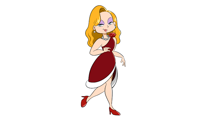 do funny cartoon style