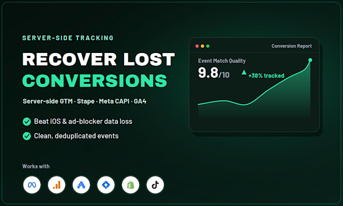 setup server side tracking with stape ga4 meta capi google ads
