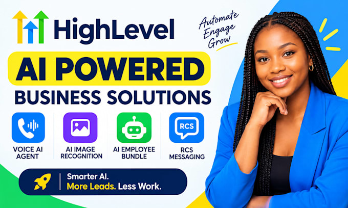 gohighlevel voice ai agent ai image recognition ai employee bundle rcs messaging
