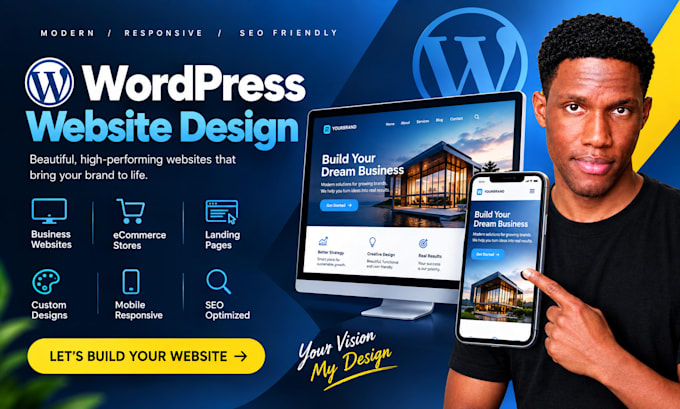 build wordpress store, wordpress design, wordpress website development